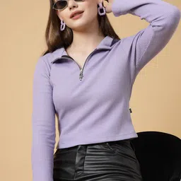 Rigo Long Sleeves Cotton Top-image-9