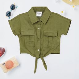 max Girls Cotton Shirt Style Top-image-117