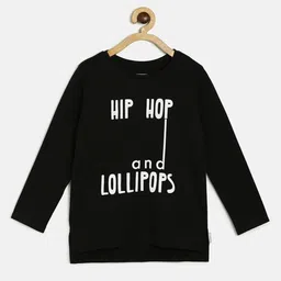 MINI KLUB Girls Print Cotton Knited Top-18