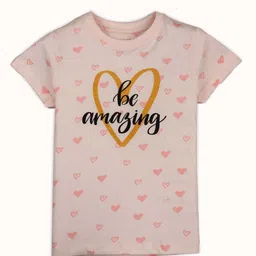 Gini and Jony Girls Conversational Printed Cotton T-shirt-image-33