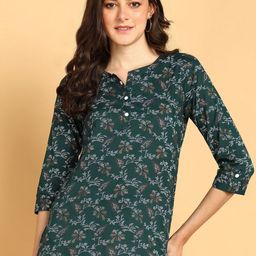 JAIPURFAME Floral Printed Cotton Regular Top-picture-46