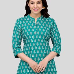 Saree Swarg thnic Motifs Printed Kurti-image-26