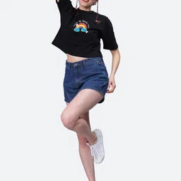 Mad Over Print Printed Cotton Crop Top-image-63