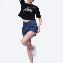 Mad Over Print Printed Cotton Crop Top-image-73