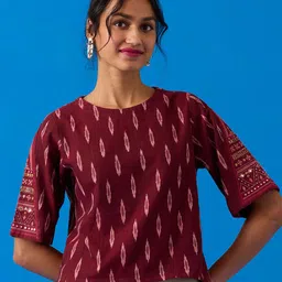 OKHAI Embroidered Cotton Crop Top-picture-57