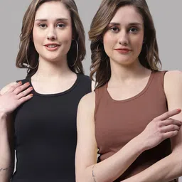 FBAR Pack Of 2 Cotton Tank Top-image-25