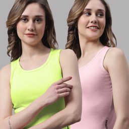 FBAR Pack Of 2 Bio Wash Skin Friendly Cotton Tank Top-image-136