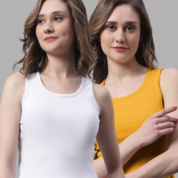 FBAR Pack Of 2 Ribbed Cotton Tank Top-image-85