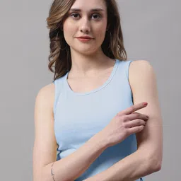 FBAR Round Neck Cotton Tank Top-picture-24