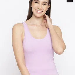 La Intimo Pack Of 2 Round Neck Sleeveless Camisoles-image-68