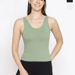 La Intimo Pack Of 3 Non Padded Camisoles-image-89