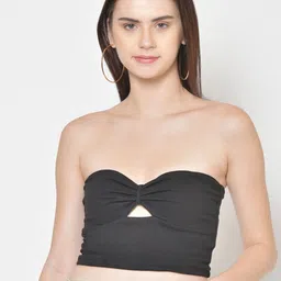 BAESD Cotton Strapless Tube Crop Top-image-17