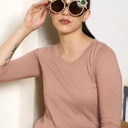 Campus Sutra Round Neck Top-image-11