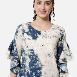 BAESD Tie and Dye Flared Sleeves Top-image-53