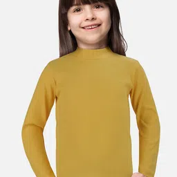 Palm Tree Girls High Neck Cotton Pullover-picture-1