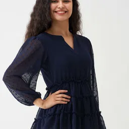 AASK Self Design Layered A-Line Top image 3