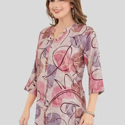 Saree Swarg Abstract Printed Straight Kurti image 2