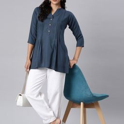ZHEIA Mandarin Collar Top-image-27