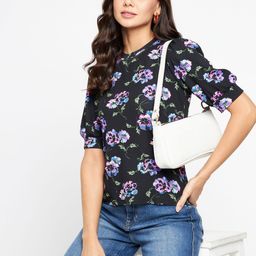 Uptownie Lite Women Stretchable High Neck Top-image-63