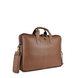 HAMMONDS FLYCATCHER Men Brown Leather Laptop Bag-55