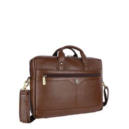 HAMMONDS FLYCATCHER Men Brown Leather Laptop Bag-image-99