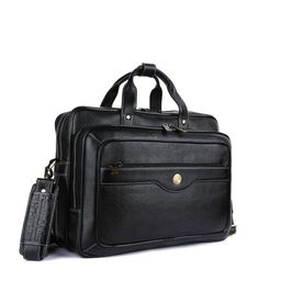HAMMONDS FLYCATCHER Men Black Leather Laptop Bag-48