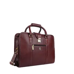 HAMMONDS FLYCATCHER Men Brown Leather Laptop Bag-25