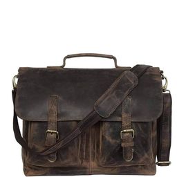 MaheTri Men Leather 15 Inch Laptop Bag-image-71