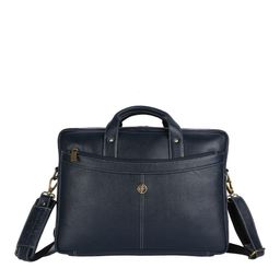 HAMMONDS FLYCATCHER Men Blue Leather Laptop Bag-45