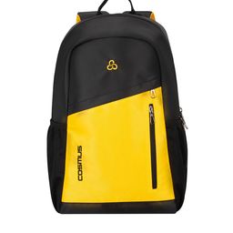 COSMUS Unisex Black & Yellow Laptop Bag-8