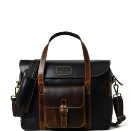MaheTri Men Leather 15 Inch Laptop Bag-10