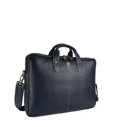 HAMMONDS FLYCATCHER Men Blue Leather Laptop Bag-picture-33