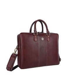 HAMMONDS FLYCATCHER Men Brown Leather Laptop Bag-image-29