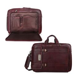 HAMMONDS FLYCATCHER Men Brown Leather Laptop Bag-49