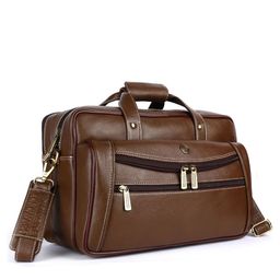 HAMMONDS FLYCATCHER Men Brown Leather Laptop Bag-24