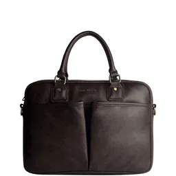 Gauge Machine 16" Brown Laptop Bag with Detachable Strap-29
