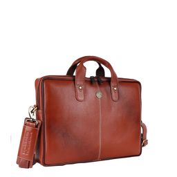 HAMMONDS FLYCATCHER Men Tan Leather Laptop Bag-20