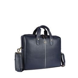 HAMMONDS FLYCATCHER Men Blue Leather Laptop Bag-53