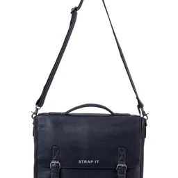 STRAP IT Men Leather Laptop Bag-26
