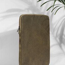 Bagsy Malone Unisex Textured Leather Laptop Sleeve- Up to 15 inch-image-91