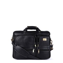 HiLEDER Women Pure Leather 15 Inch Briefcase Laptop Bag-image-60