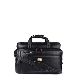 HiLEDER Women Pure Leather 16 Inch Messenger Laptop Bag-image-16