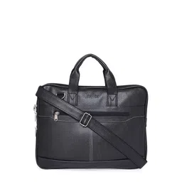 GEPACK 17" Textured Leather Laptop Bag-52