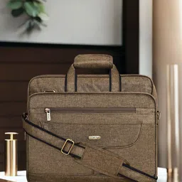 LOREM Men Textured Laptop Bag-16