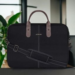 LOREM Men Textured Laptop Bag-18
