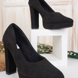 ELLE Women Party High-Top Block Pumps-43