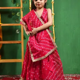 Rangpur Girls Printed Ready to Wear Lehenga & Blouse With Dupatta-picture-35