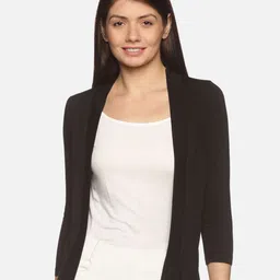 Outflits Women Black Crop Shrug-53