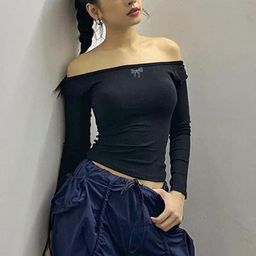 StyleCast x Revolte Off-Shoulder Bardot Crop Top-picture-39