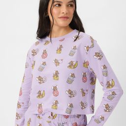 The Souled Store Print Cotton Crop Top-image-17
